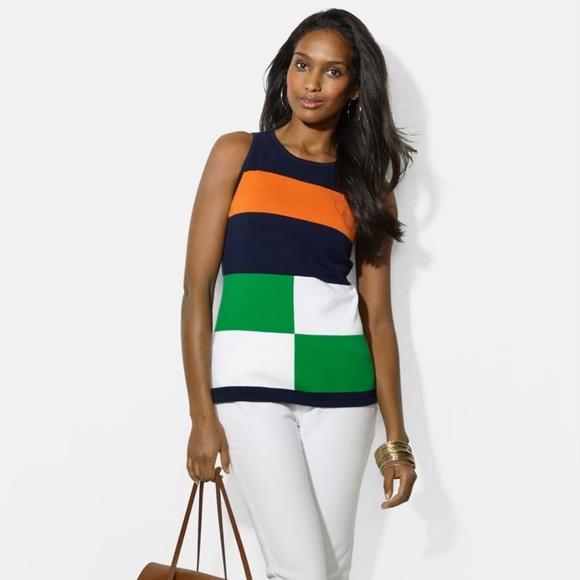 LAUREN Ralph Lauren | Colourblock Sleeveless top